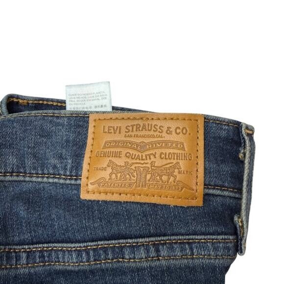 LEVI'S Premium 311 Shaping Skinny Sz 28 Blue Swell - Dark Wash - Picture 7 of 8